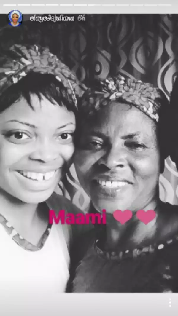 Actress Olayode Juliana "Toyo Baby" Gushes About Her Mother (Photos)